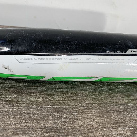 Easton Speed Baseball Bat 32" 22oz -10 2-5/8 Barrel YBB19SPD10 USA Youth - Picture 5 of 9